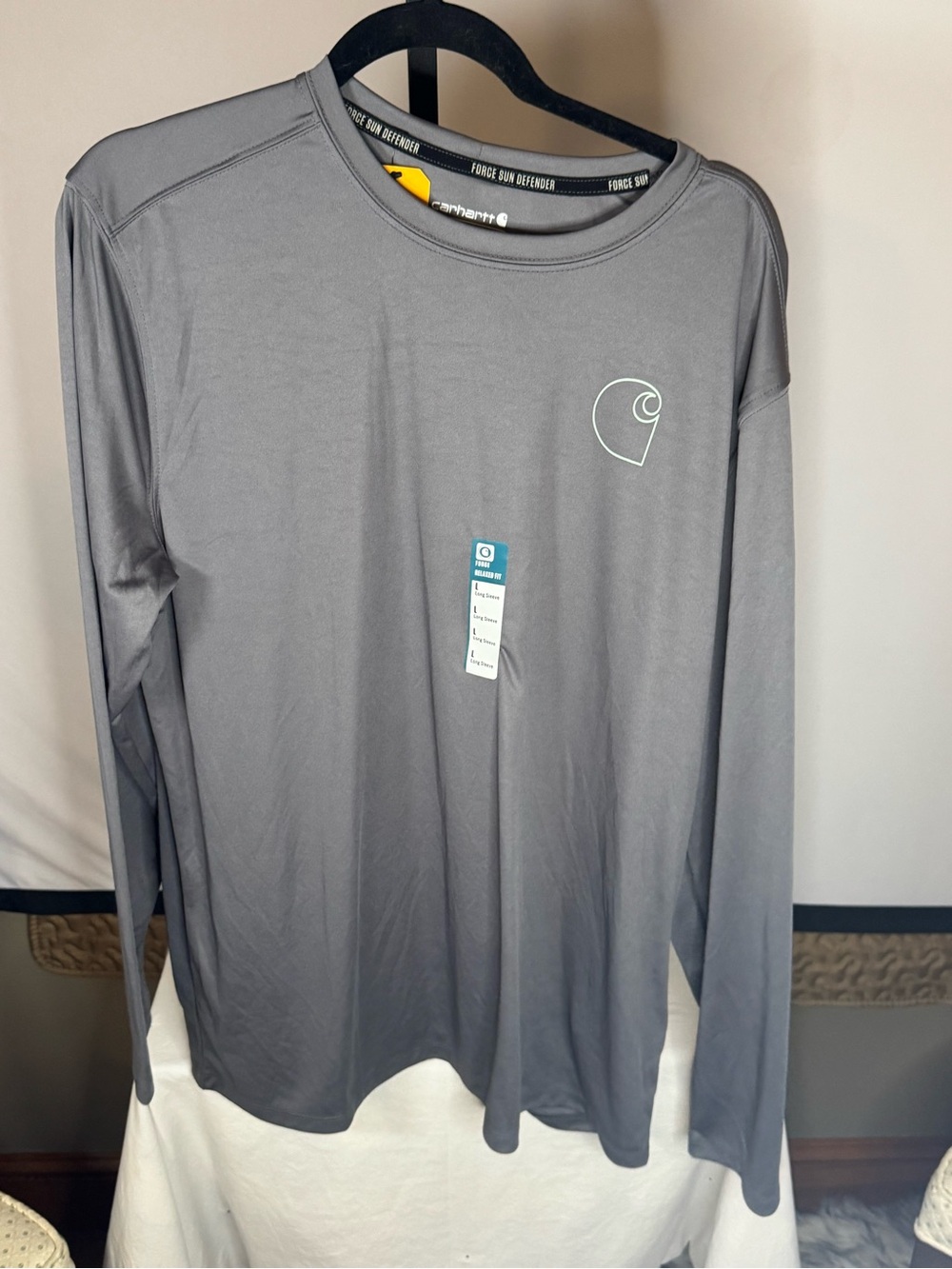 Carhartt Men's Long Sleeve Performance Tee - Gray
